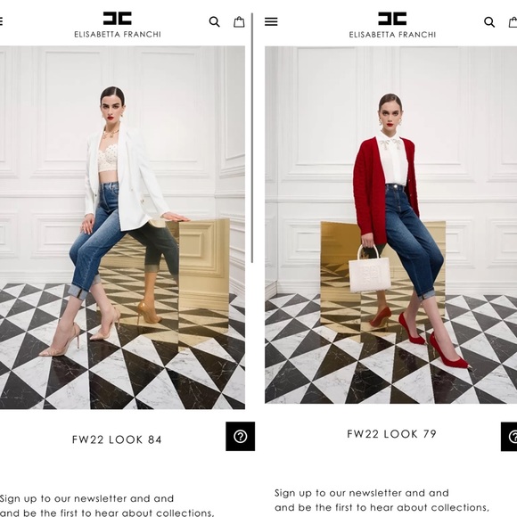 Elisabetta Franchi Gold Skinny Crop Denim Jeans - Picture 14 of 14